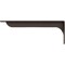 Ekena Millwork Embrey Steel Bracket, Hammered Dark Bronze 2"W x 18"D x 6 1/2"H BKTM02X18X06EBHDB - alternate 6